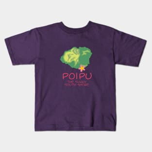 Poipu, the sunny south shore Kids T-Shirt